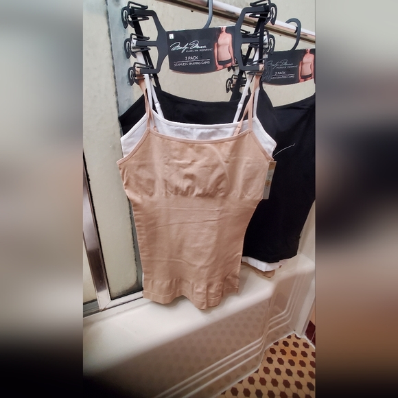 NWT MarylynMonroe 3PK Seamless Shaping Camis;T/W/B;Sz M, L & XL;$45 Each. - Picture 7 of 13